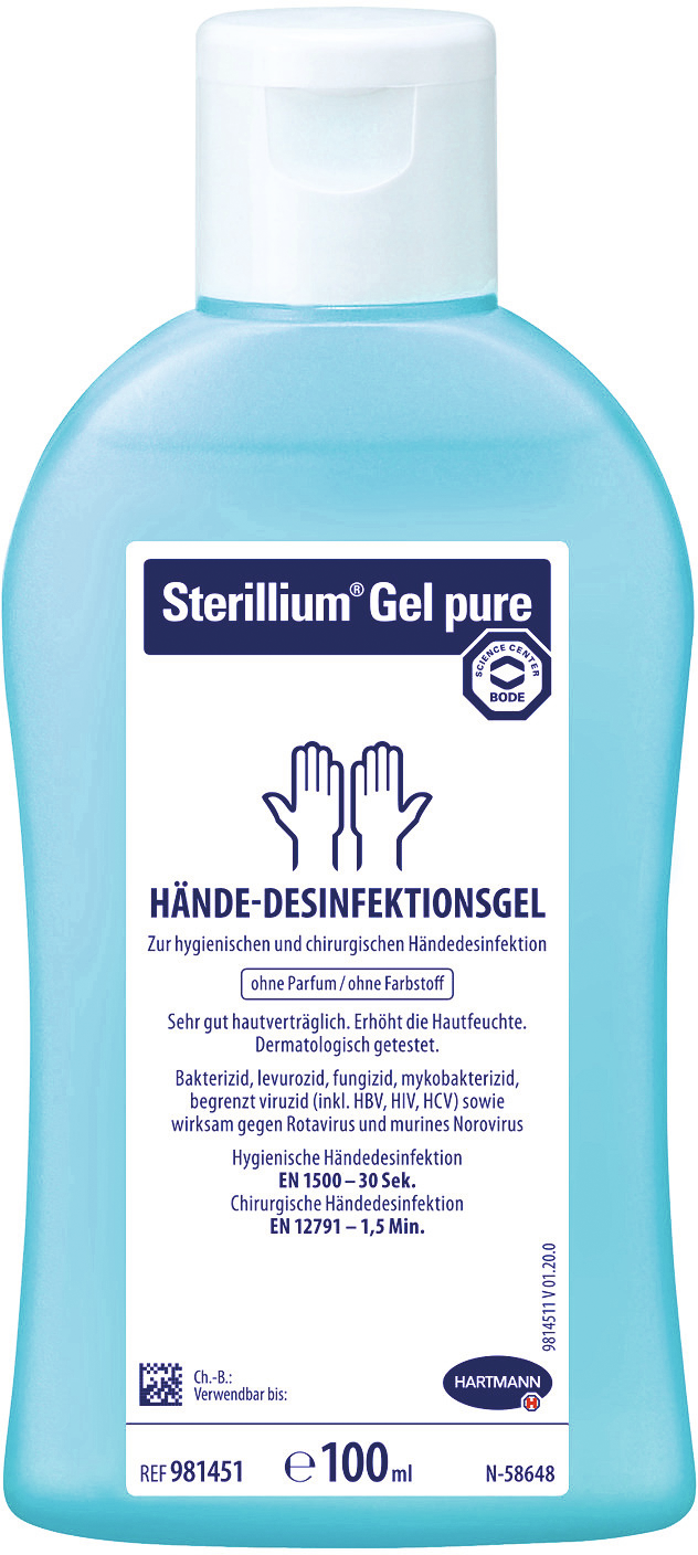 Händedesinfektion Sterillium® Gel pure 0,1l Händedesinfektion Sterillium® Gel pure 0,1l