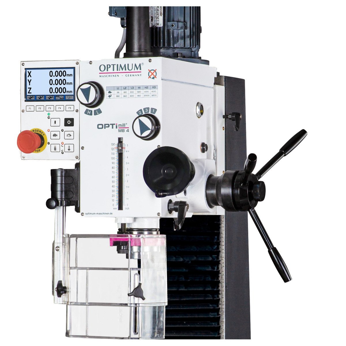 Bohr-Fräsmaschine Optimum OPTImill MB 4D