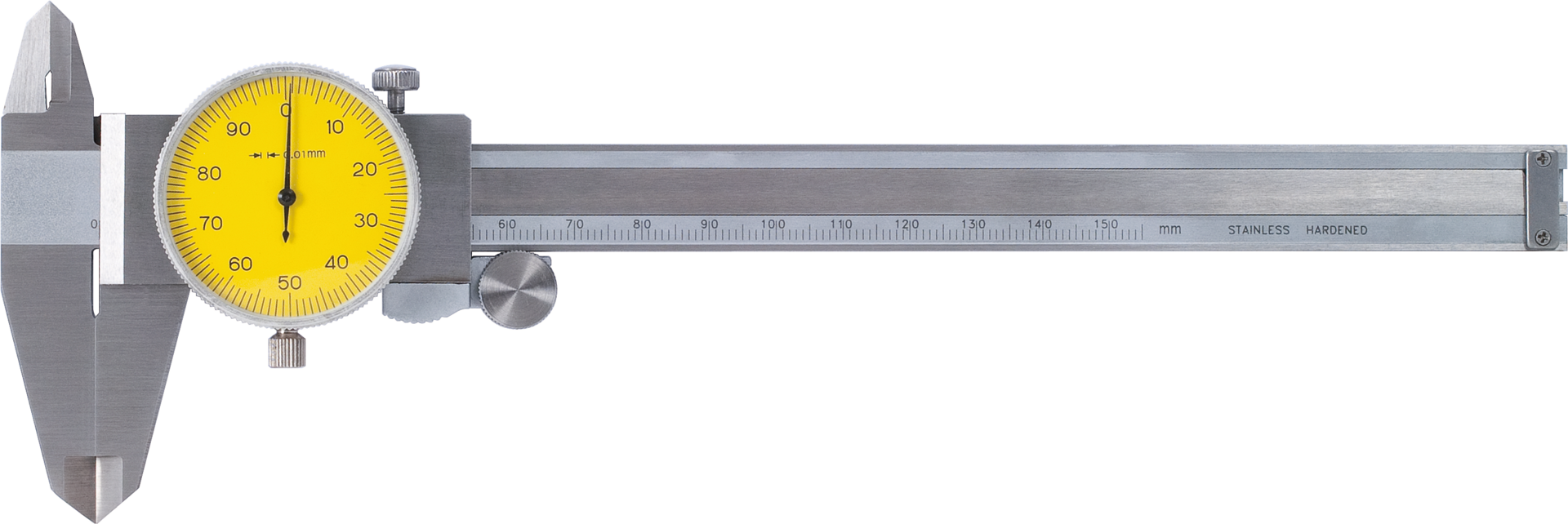 Uhrenmessschieber DIN862/AR MB150mm Abl. 0,01mm Zeigerumdr. 1mm Uhrenmessschieber DIN862/AR MB150mm Abl. 0,01mm Zeigerumdr. 1mm