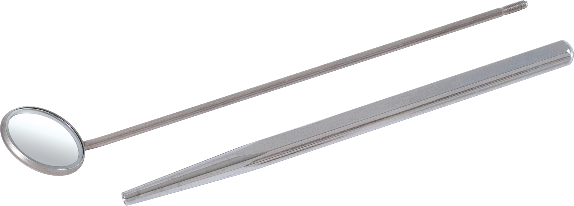 Inspektionsspiegel D24mm L270mm mit festem Aluminiumgriff Inspektionsspiegel D24mm L270mm mit festem Aluminiumgriff