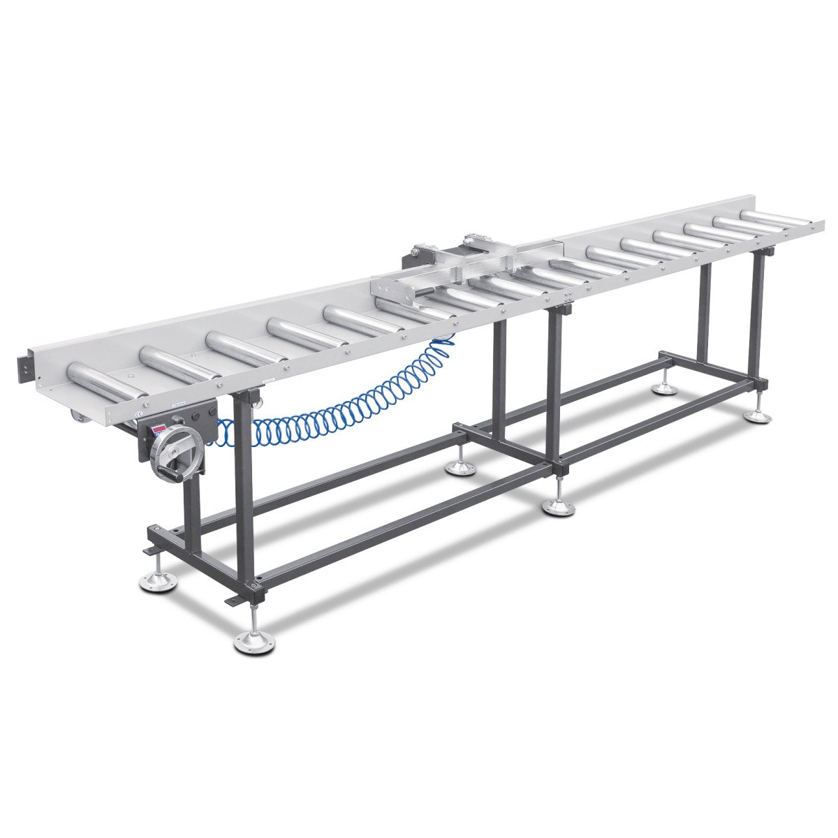 Rollen- und Messbahnsystem Metallkraft MRB Standard A 400 mm / 5 m