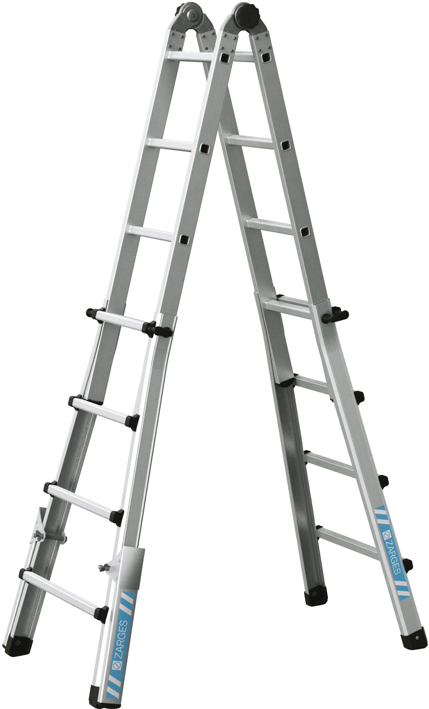 Mehrzweckleiter Teleskop 4-teilig L4,17m 4 x 4 Sprossen Mehrzweckleiter Teleskop 4-teilig L4,17m 4 x 4 Sprossen