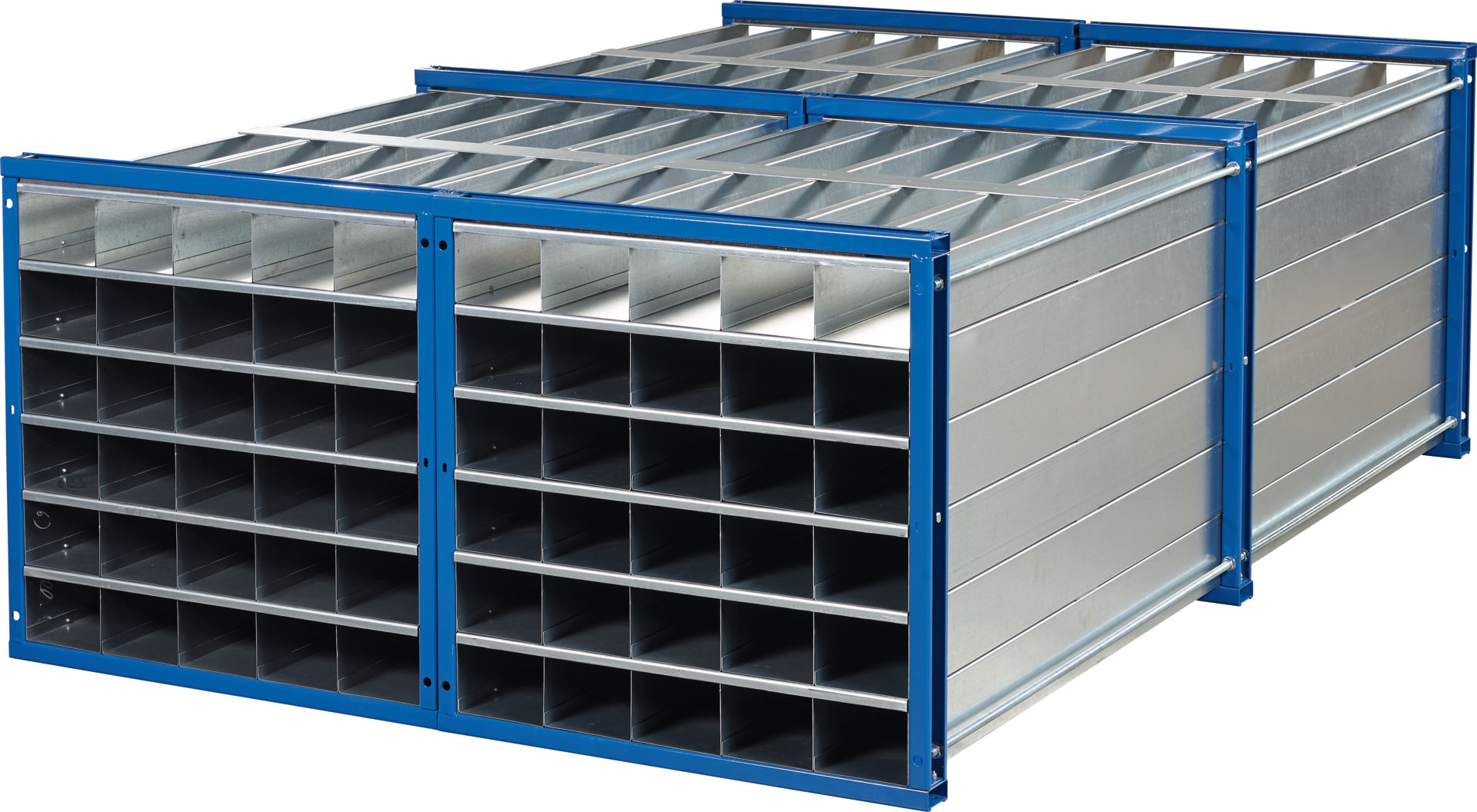 Wabenregal L6000 x B1000 x H1000mm 16 (4x4) Fächer