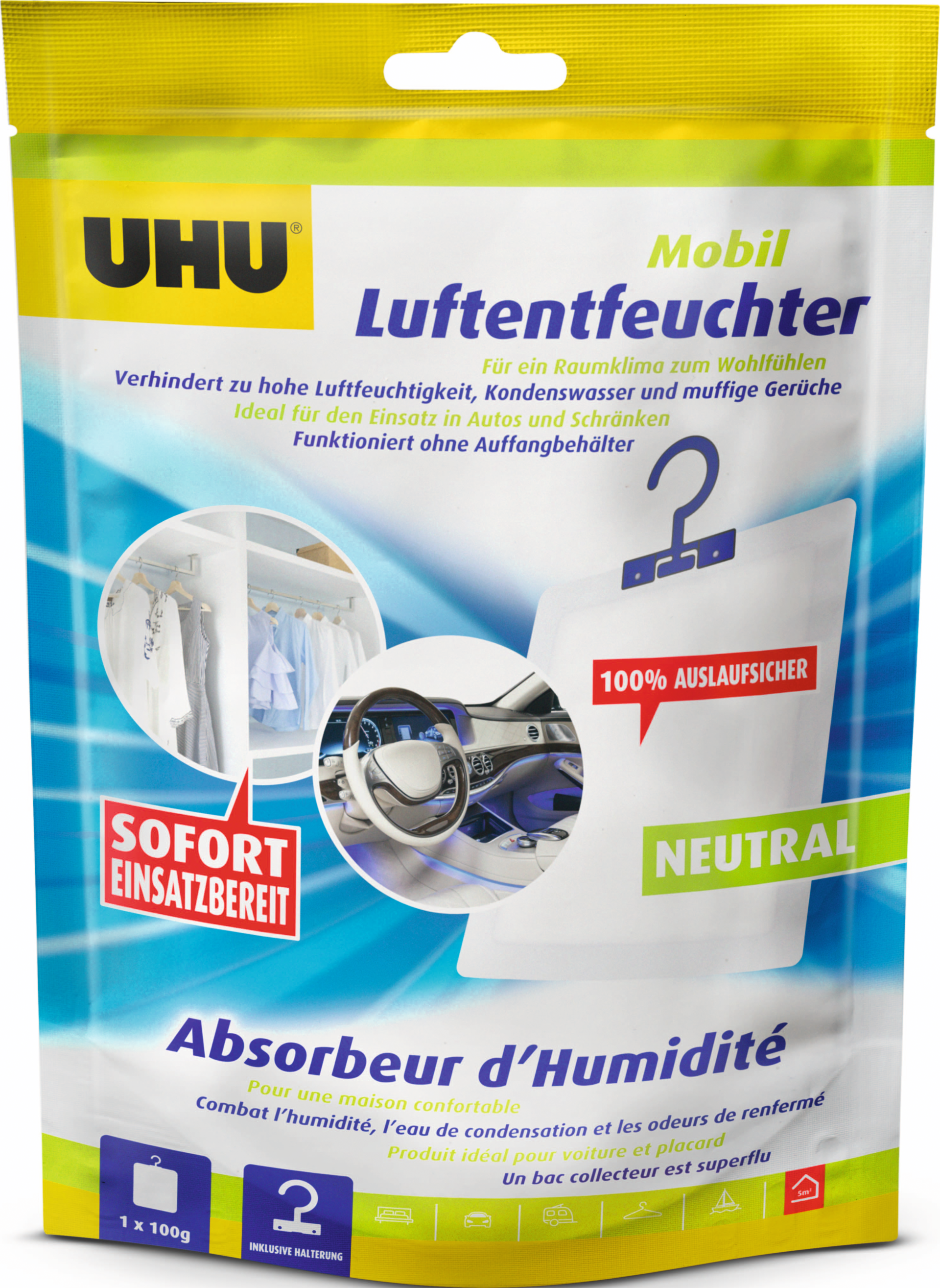 Luftentfeuchter mobil "Air-Max" 100g