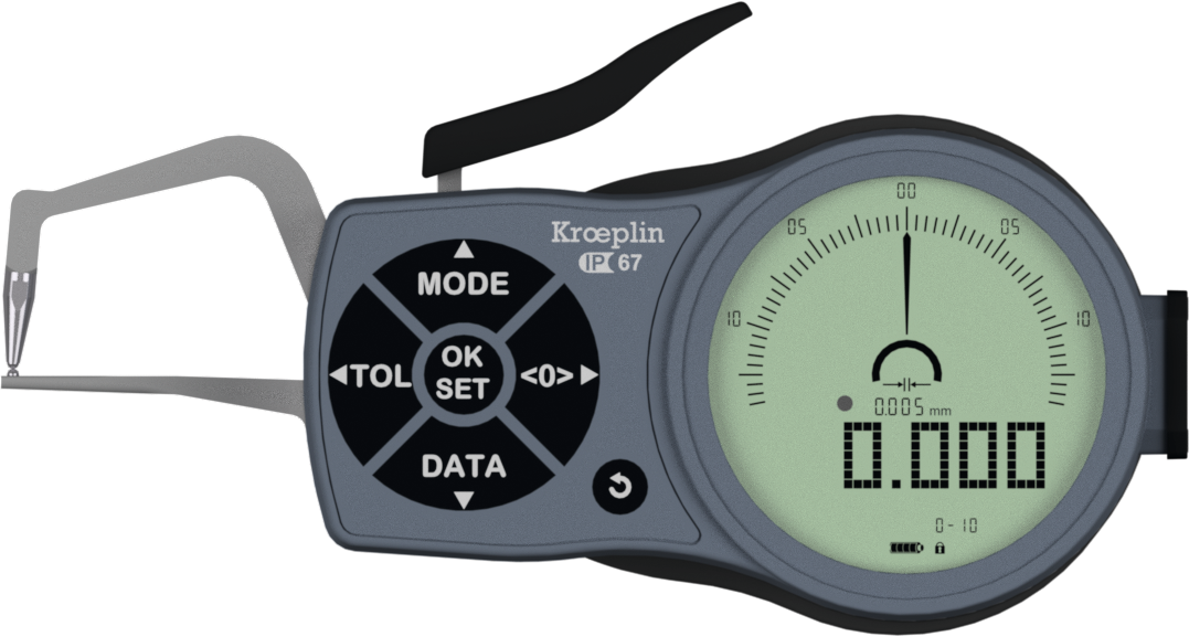 Schnelltaster Digital für Rohrwandmessung mit Zertifikat Abl. 0,005mm MB0-10mm Schnelltaster Digital für Rohrwandmessung mit Zertifikat Abl. 0,005mm MB0-10mm
