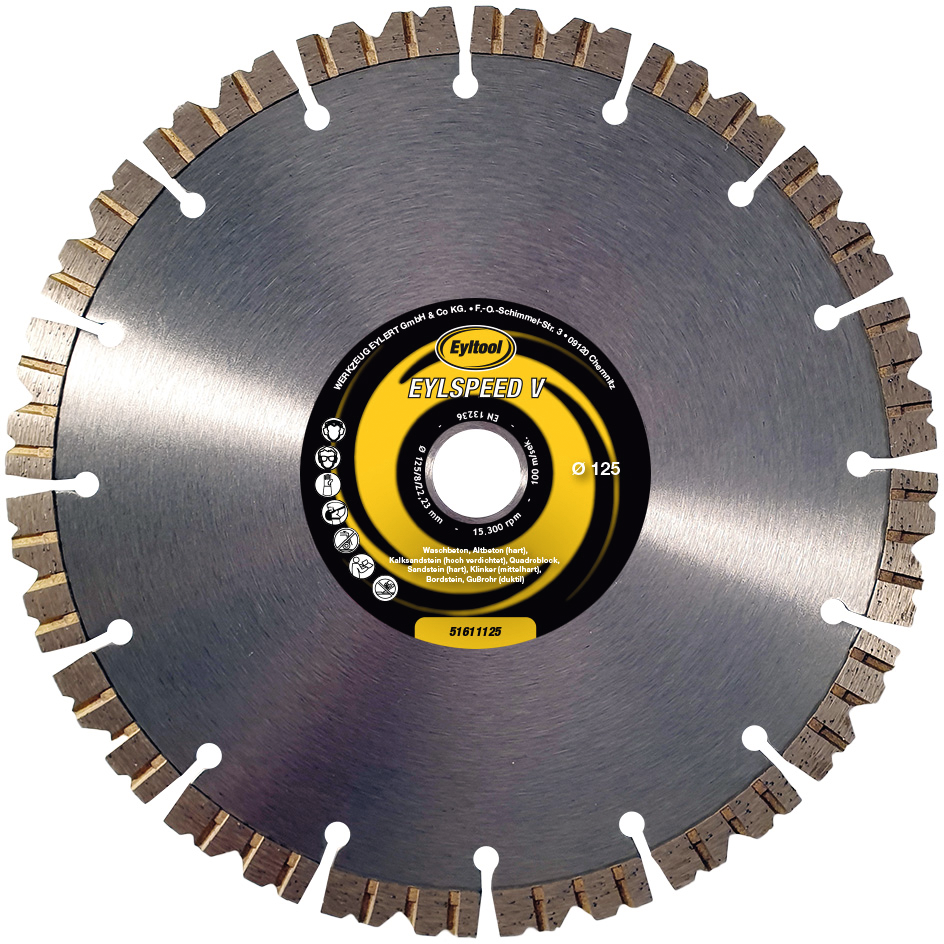 Trennscheibe Diamant EYLSPEED V Bohrung 22,2mm D230mm
