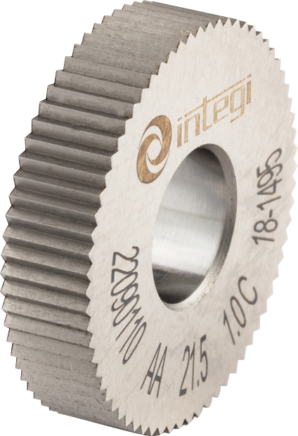 Rändelrad AA-Form HSSE Gr. 1mm 21,5x5x8mm DIN403 für Rändelprofil RBR/RBL/RGE30° Rändelrad AA-Form HSSE Gr. 1mm 21,5x5x8mm DIN403 für Rändelprofil RBR/RBL/RGE30°