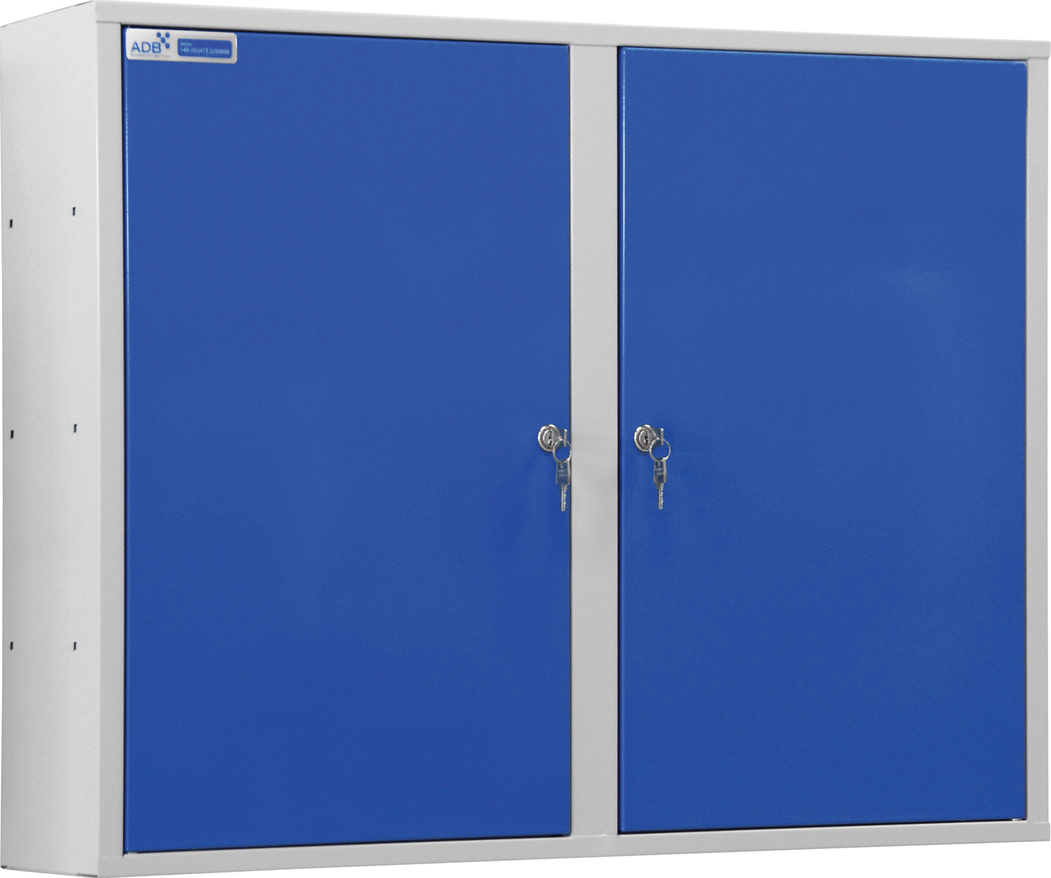 Wandschrank Werkzeug RAL7035/5012 T200 x H750 x B1000mm