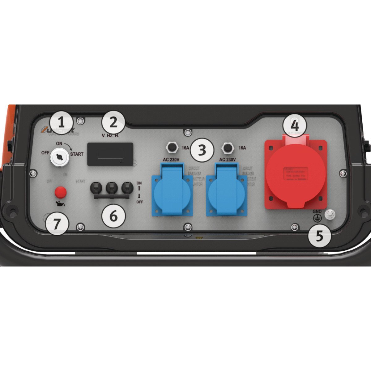 Synchron-Stromerzeuger Unicraft PG-E 90 TEA-H