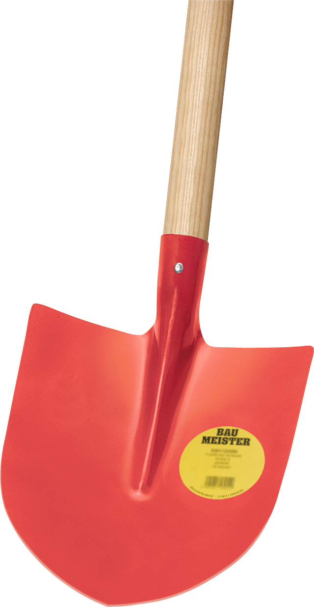 Schaufel Frankfurter Form ohne Schaufelstiel rot lackiert 300x270mm Schaufel Frankfurter Form ohne Schaufelstiel rot lackiert 300x270mm