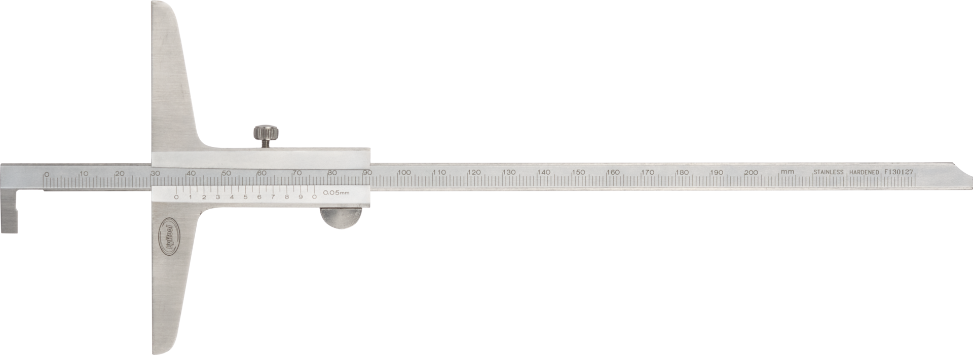 Tiefenmessschieber Hakenmessstange umsteckbar Abl. 0,05mm DIN862C MB200mm Tiefenmessschieber Hakenmessstange umsteckbar Abl. 0,05mm DIN862C MB200mm