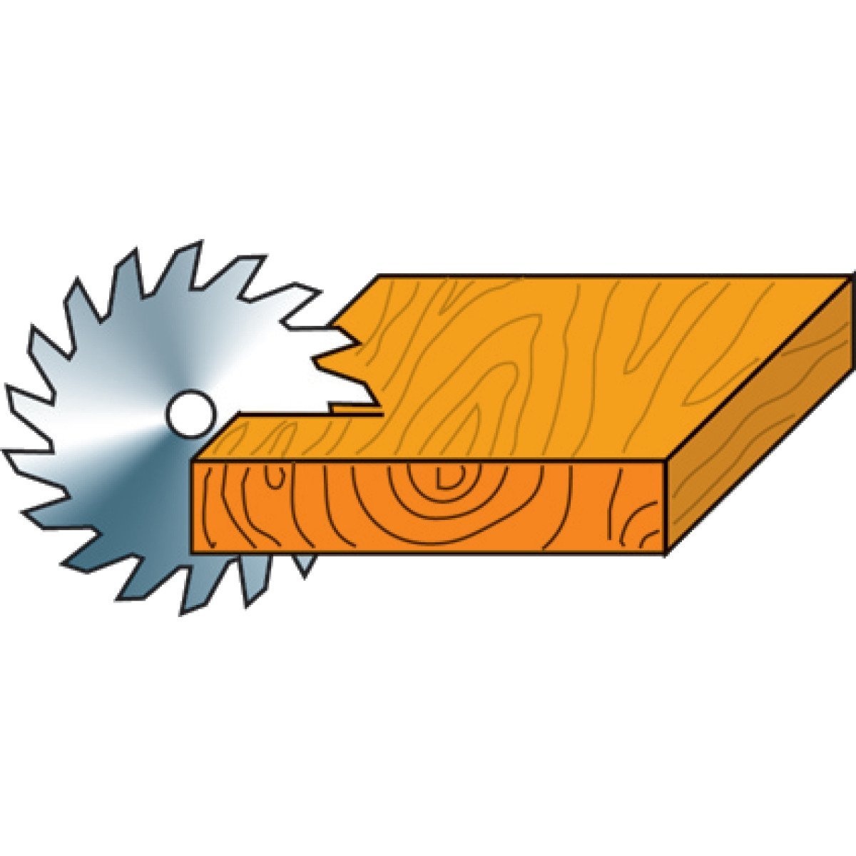 Besäum-/Fertigungsschnitt-Kreissägeblatt Holzkraft KSB-BF 250/42