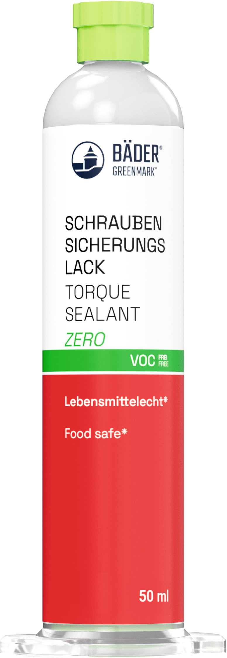 Schraubensicherungslack Zero lösungsmittelfrei 50ml Kartusche blau