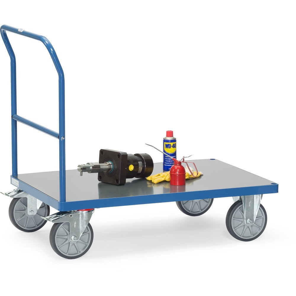 Schiebebügelwagen mit Hart-PVC Plattform