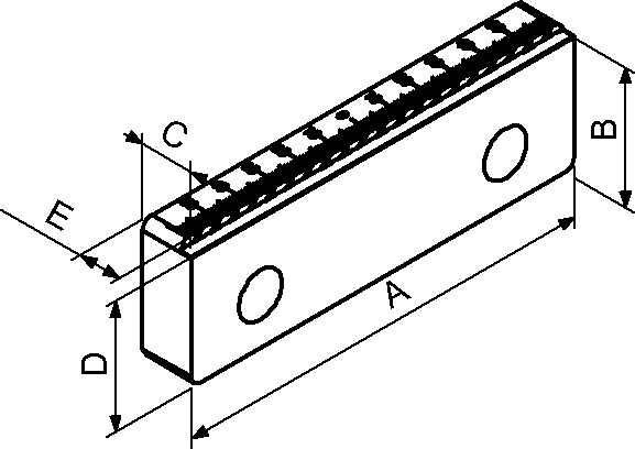 Krallenbacke Backenbreite 90mm