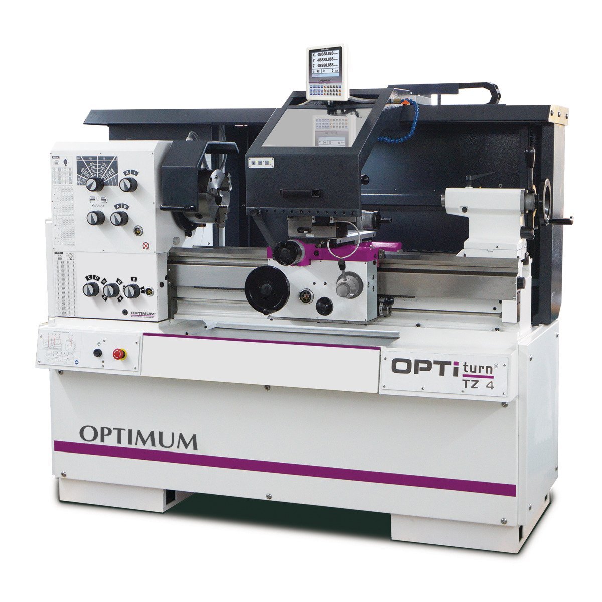Präzisions Leit- und Zugspindeldrehmaschine Optimum OPTIturn TZ 4
