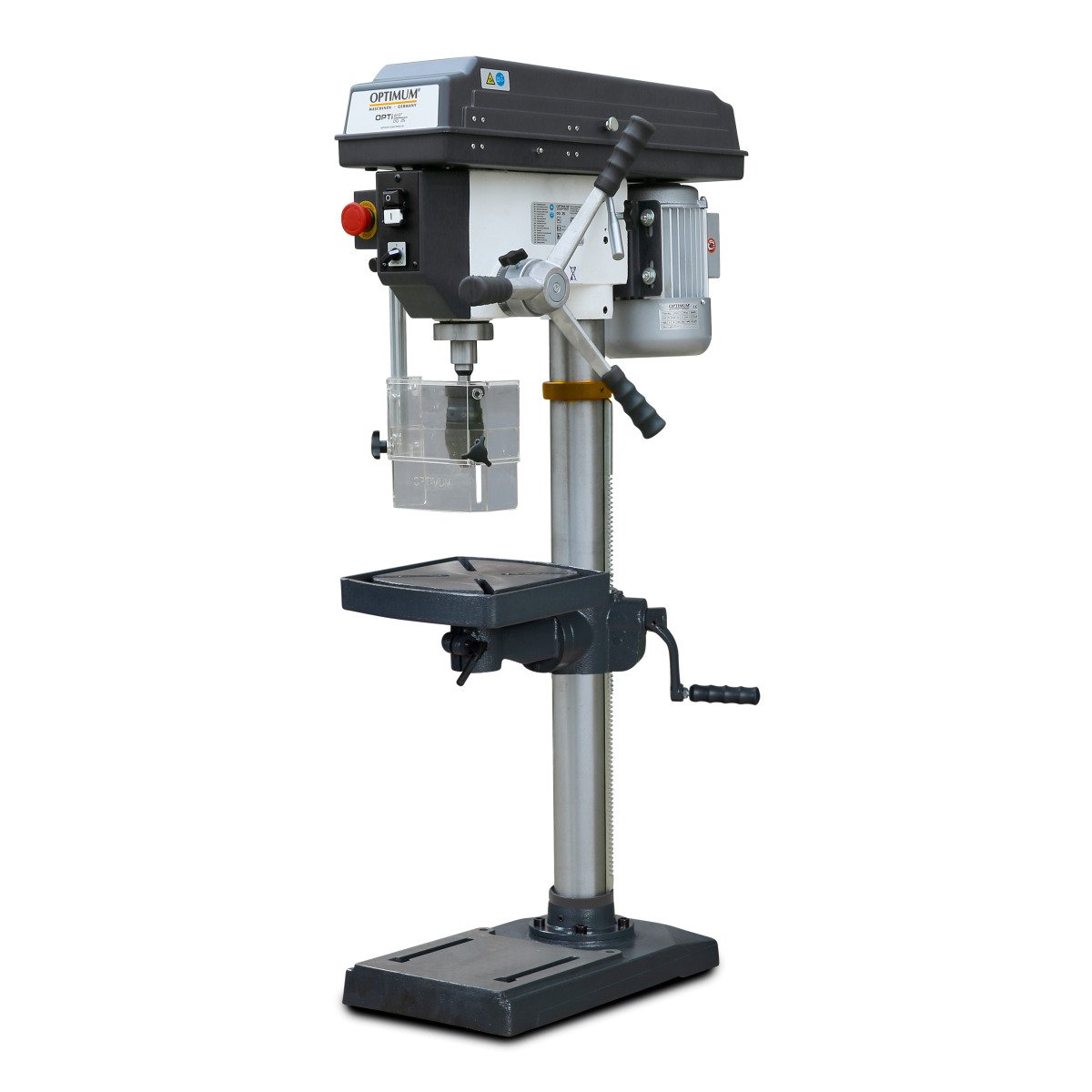 Säulenbohrmaschine Optimum OPTIdrill DQ 25T Aktions-Set