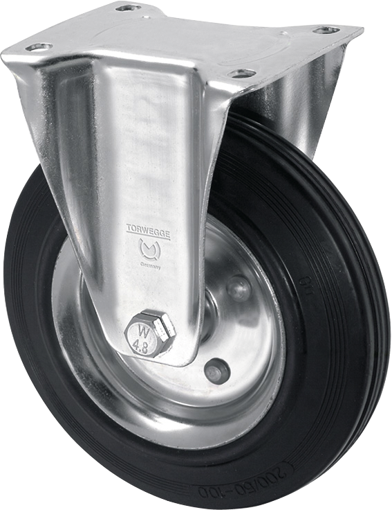 Apparaterolle Vollgummi Lenkrolle 205kg D200mm