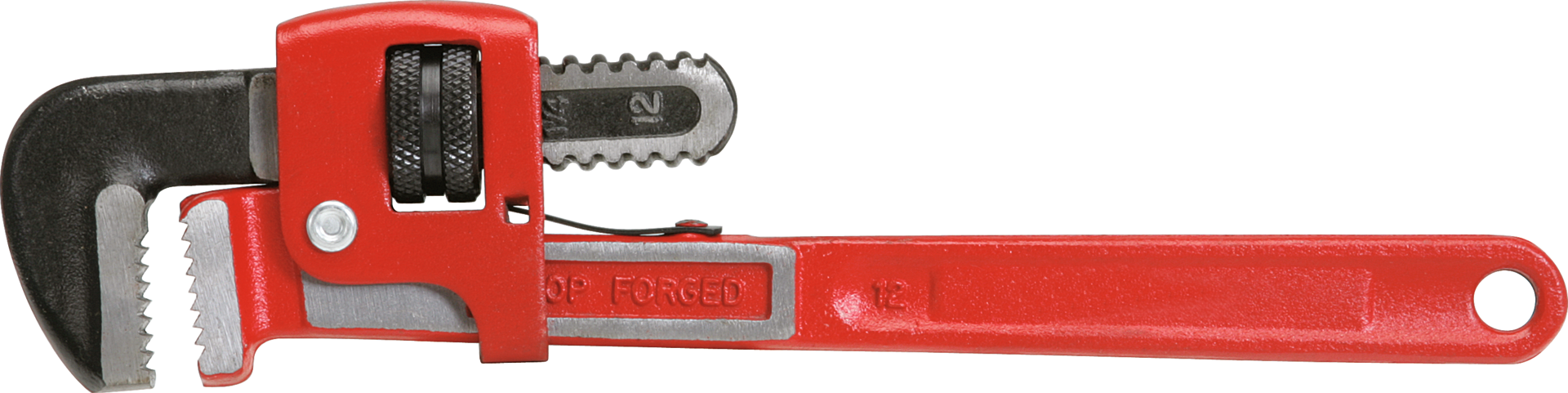 Einhandrohrzange schwere Ausführung amerikan. Modell geschmiedet L350mm für Rohre bis 1,5" Einhandrohrzange schwere Ausführung amerikan. Modell geschmiedet L350mm für Rohre bis 1,5"