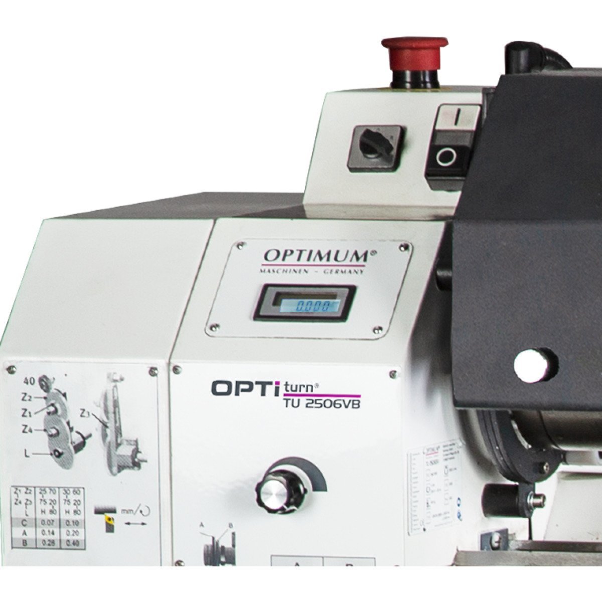 Leitspindeldrehmaschine Optimum OPTIturn TU 2506VB