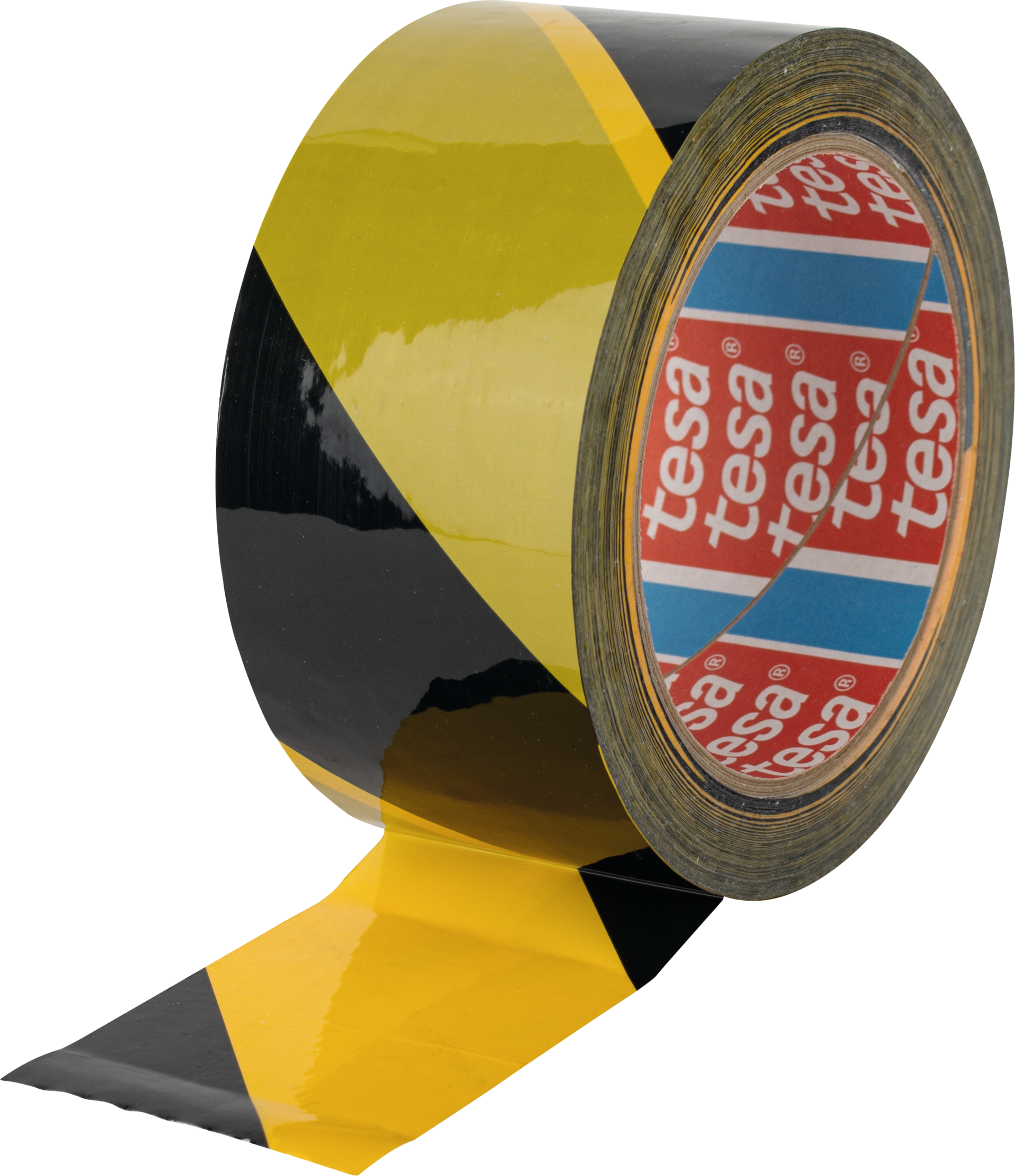 Warnband selbstklebend L66m B50mm schwarz/gelb