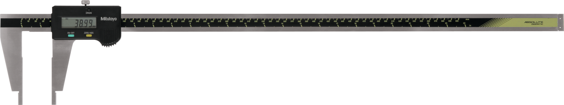 Werkstattmessschieber Digital ABSOLUTE Digimatic Abl. 0,01mm ohne Spitzen DIN862B mit DA MB450mm