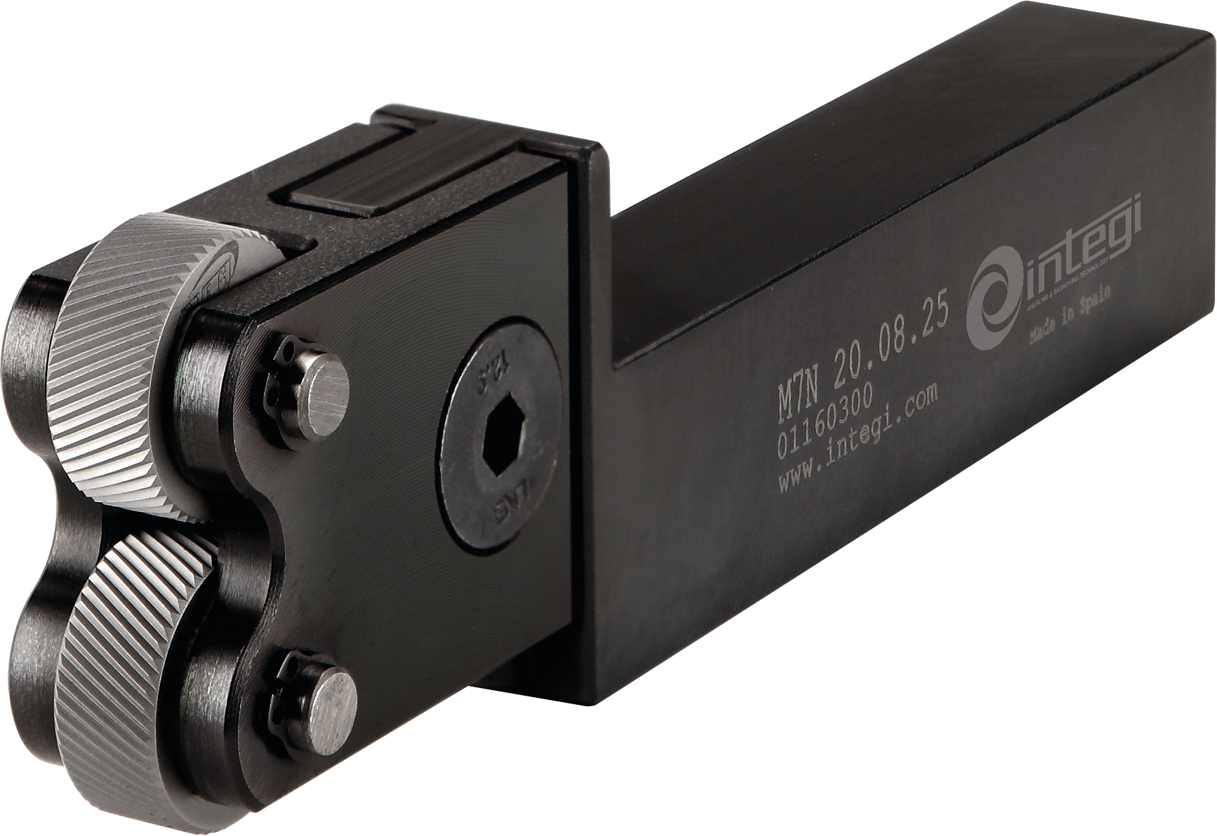 Rändelhalter H20xB18xL150mm 8-200mm für Rändelrad 20x8x6mm Rändelhalter H20xB18xL150mm 8-200mm für Rändelrad 20x8x6mm