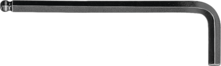 Stiftschlüssel Sechskant kurz mit Kugelkopf L46,5x15,5mm SW1,5mm