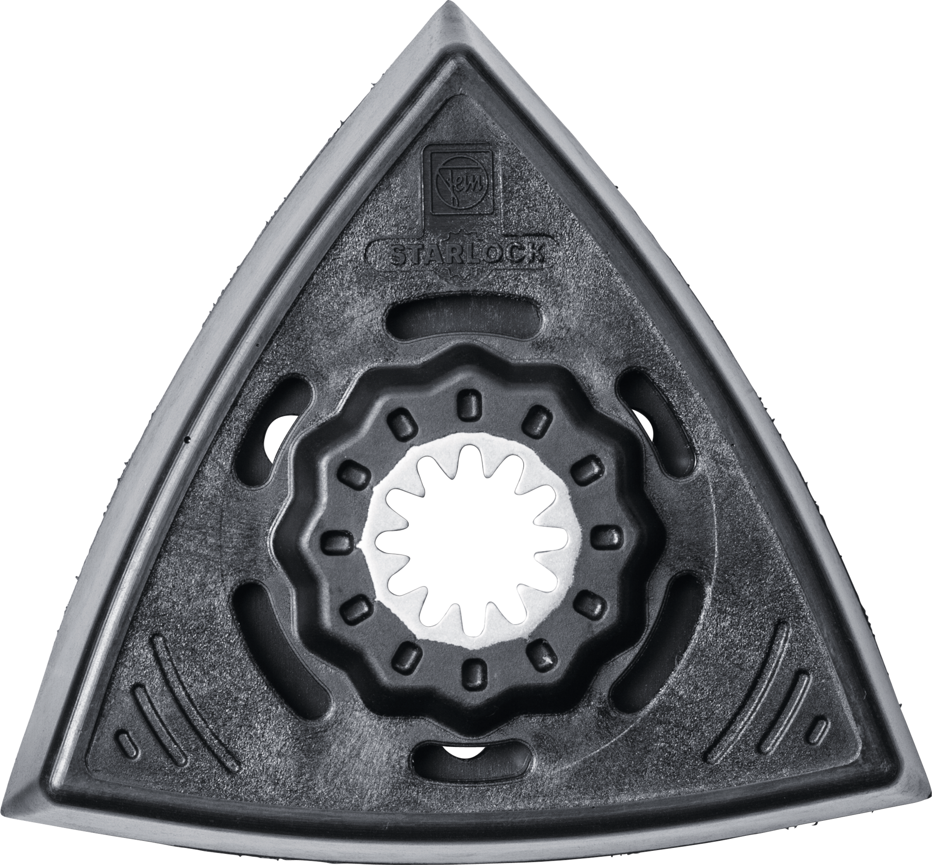 Raspel/Schleifplatte Starlock Aufnahme Dreieckform gelocht Raspel/Schleifplatte Starlock Aufnahme Dreieckform gelocht