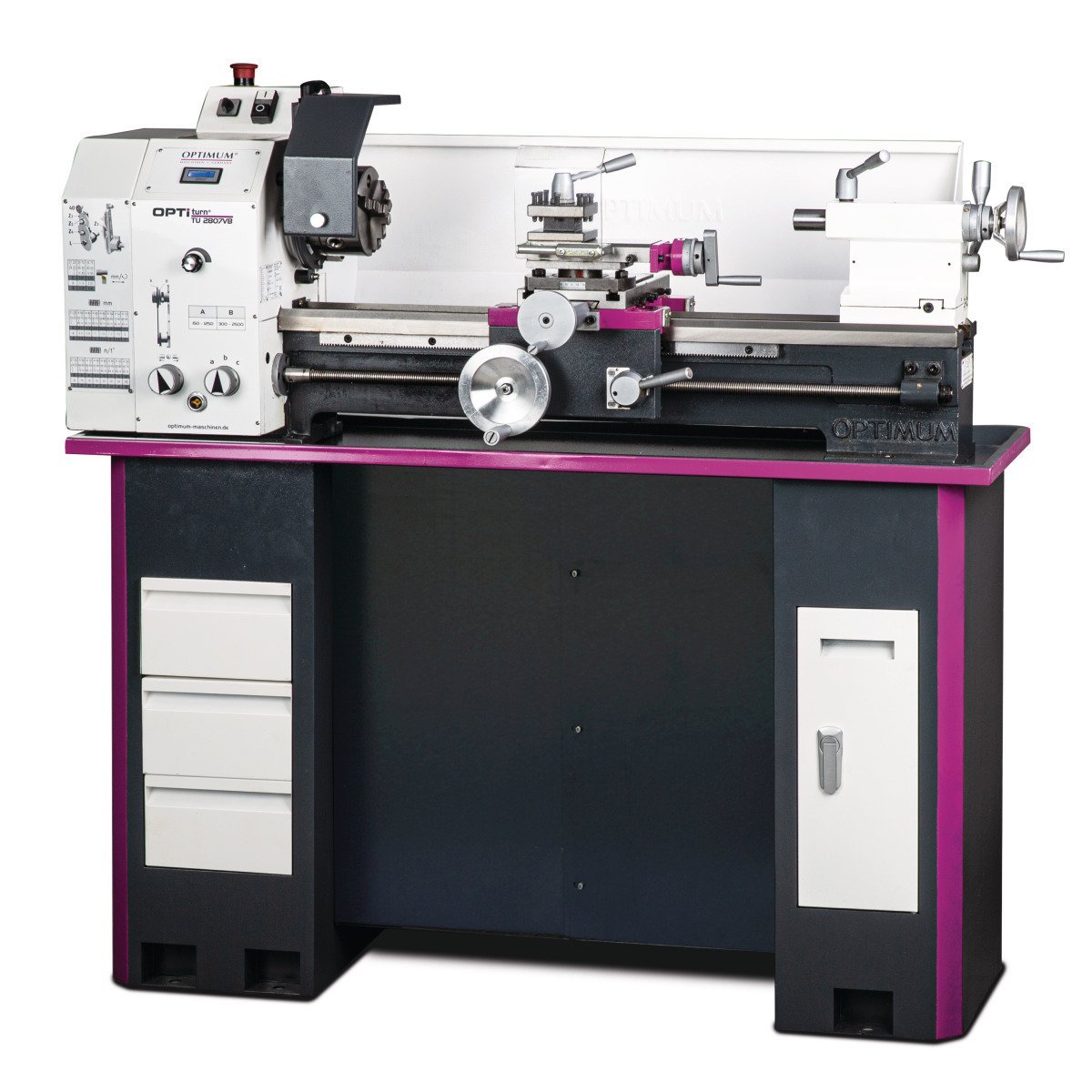 Leitspindeldrehmaschine Optimum OPTIturn 2807VB