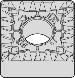 Wendeschneidplatte ZrCN SNMG 120408 UR WM25CT Wendeschneidplatte ZrCN SNMG 120408 UR WM25CT