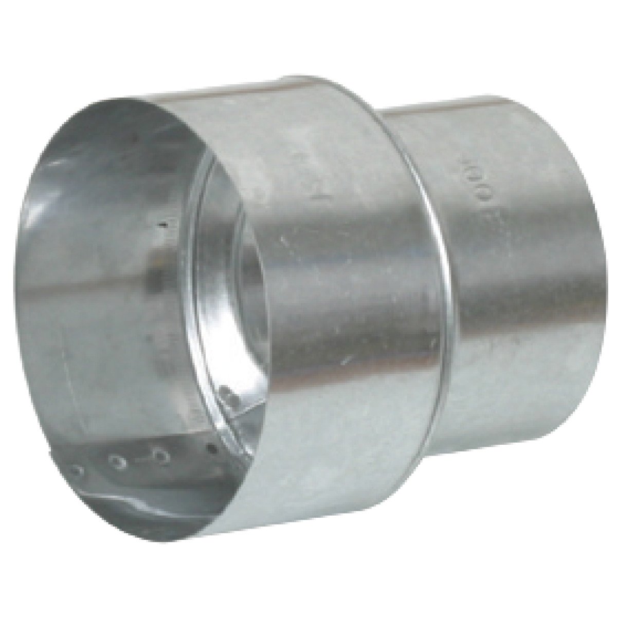 Reduziermuffe, nicht gebördelt Holzkraft Ø 100 mm weit, 60 mm eng