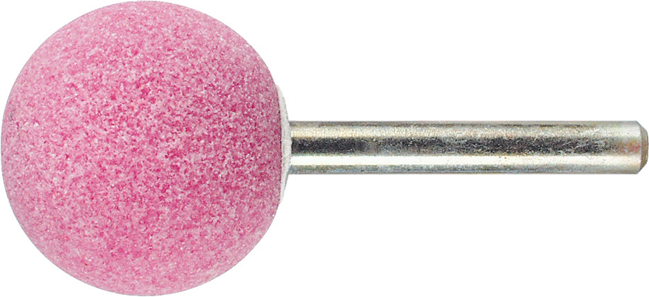 Schleifstift Edelkorund Schaft D3x30mm Metall Zylinderform K80 4x8mm