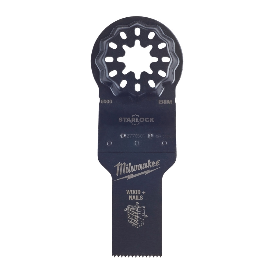 Multitool Starlock Bi-Metall Tauchsägeblatt für Schnitte in Holz mit Nägeln 20 x 34 mm