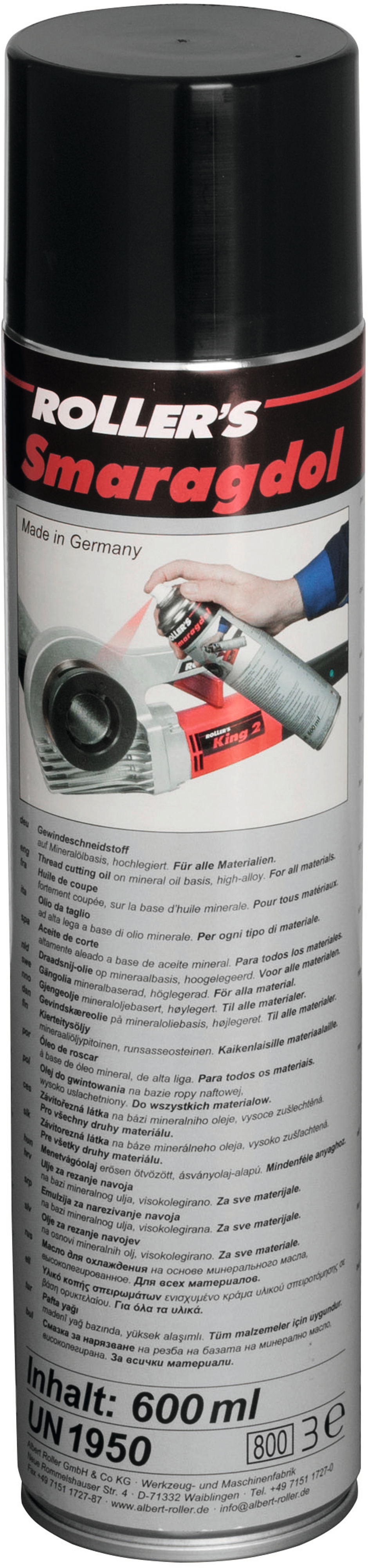 Gewindeschneidöl "Smaragdol" Spray 600ml