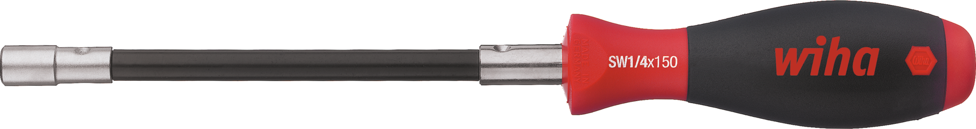 Bithalter 1/4" mit flexiblem Schaft magnetisch SoftFinish® mit Handgriff und flexiblem Schaft GL268mm