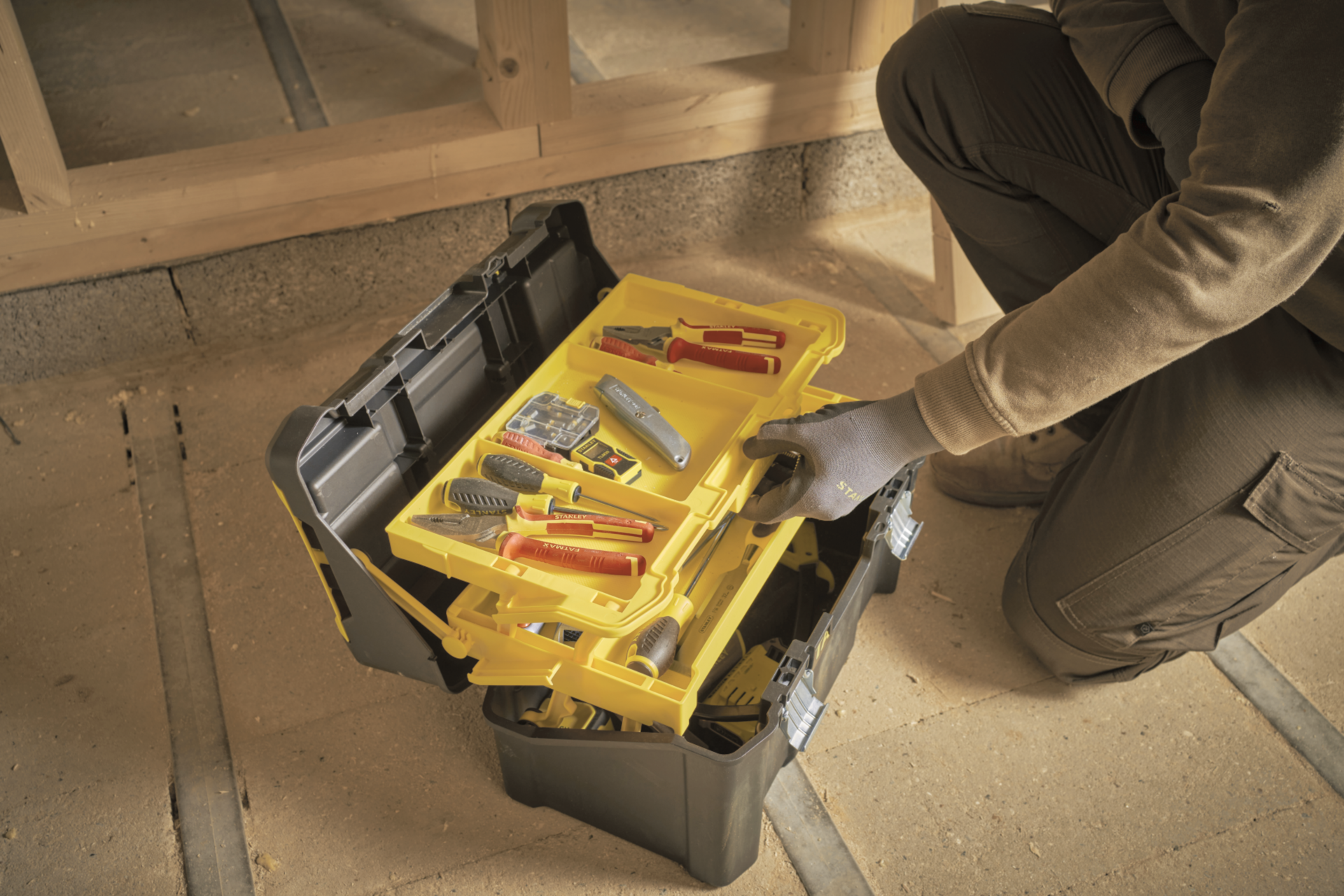 Werkzeugbox Essential® Metall/Kunststoff 491x209x251mm