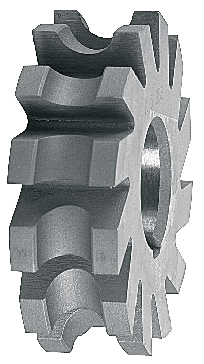 Eyltool Halbkreisformfräser konkav HSS 50 × 8 × 16 mm Z14 DIN 855-A R 1,6 mm