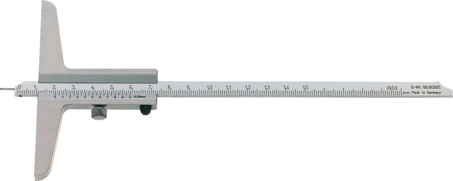 Tiefenmessschieber Messspitze Abl. 0,05mm DIN862C MB80mm Tiefenmessschieber Messspitze Abl. 0,05mm DIN862C MB80mm