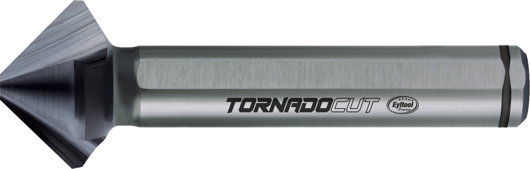 Eyltool Premium Kegelsenker 90° „TornadoCut“ HSSE Nano-TEC mit Spannflächen DIN 335-C Ø 20,5 mm