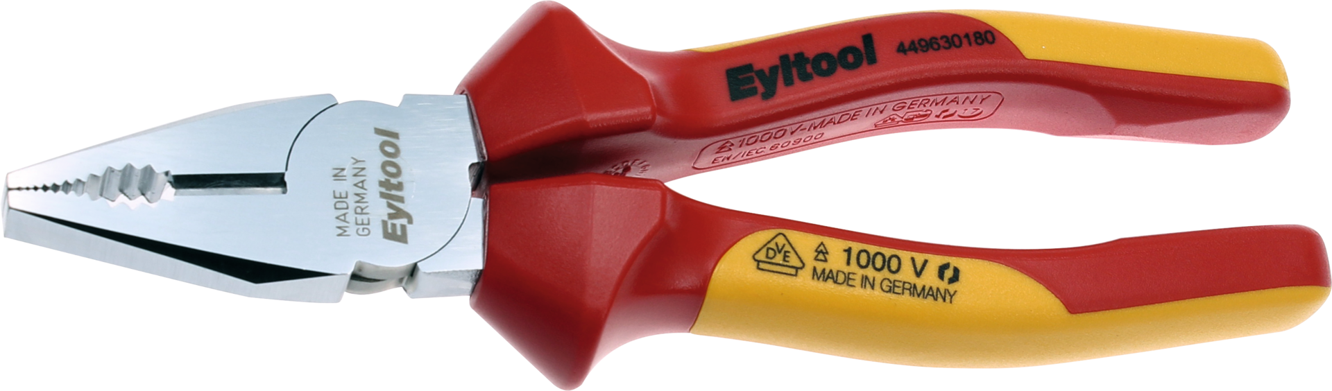 Eyltool Kombizange VDE DIN 5746 für Stahldraht-Ø 2,5 mm L 180 mm