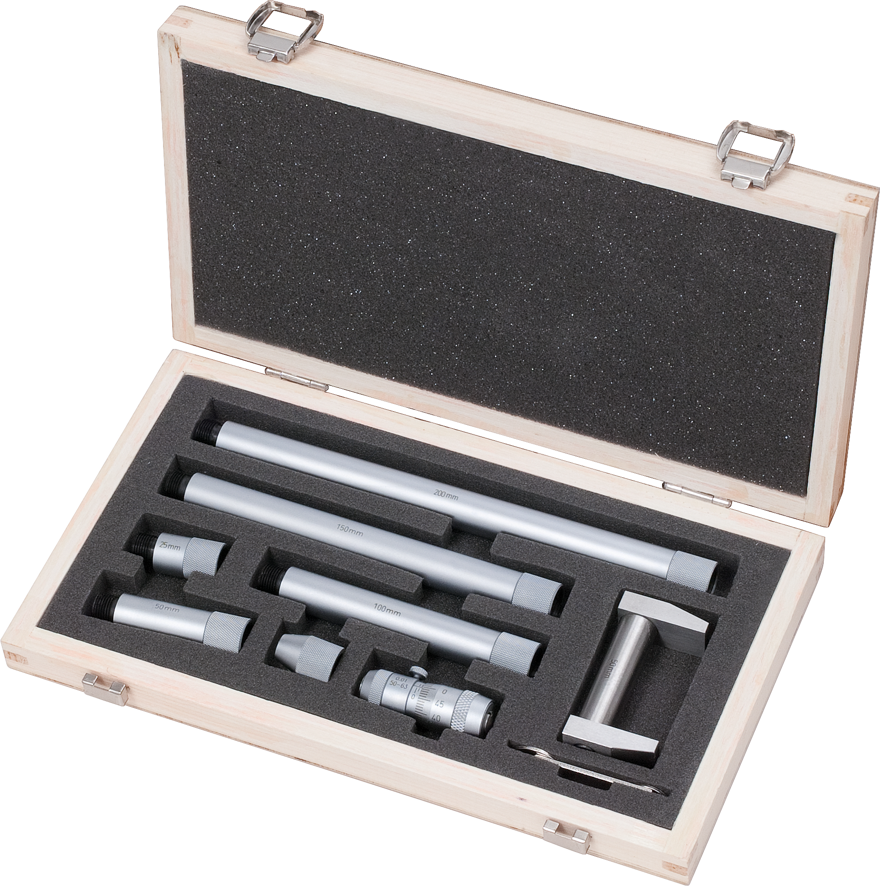 Innenmessschraube zusammensetzbar Sortiment Abl. 0,01mm WN MB50-250mm Innenmessschraube zusammensetzbar Sortiment Abl. 0,01mm WN MB50-250mm