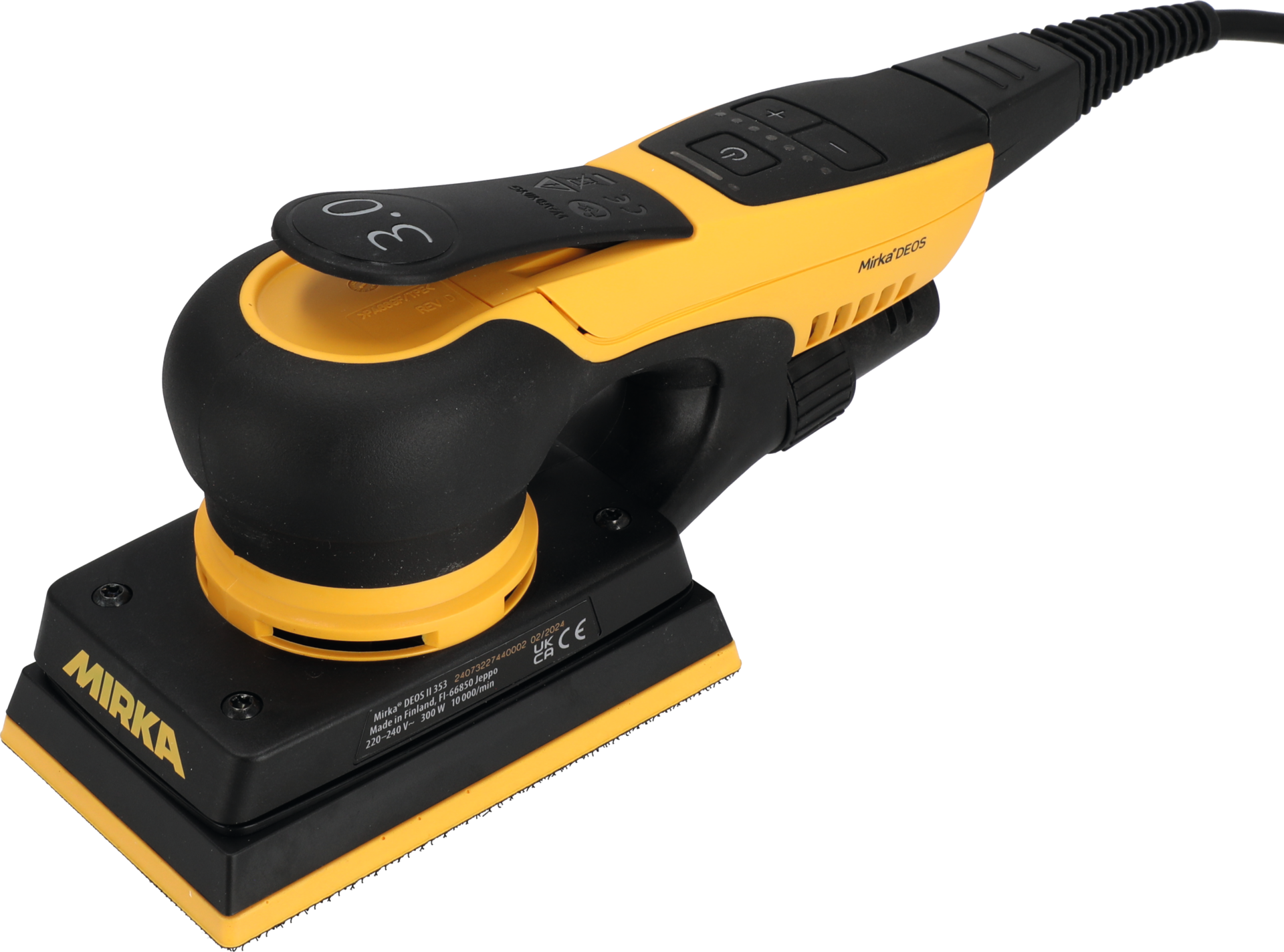 Schwingschleifer DEOS II 353 "Rutscher" 81x133mm Hub 3mm Schwingschleifer DEOS II 353 "Rutscher" 81x133mm Hub 3mm