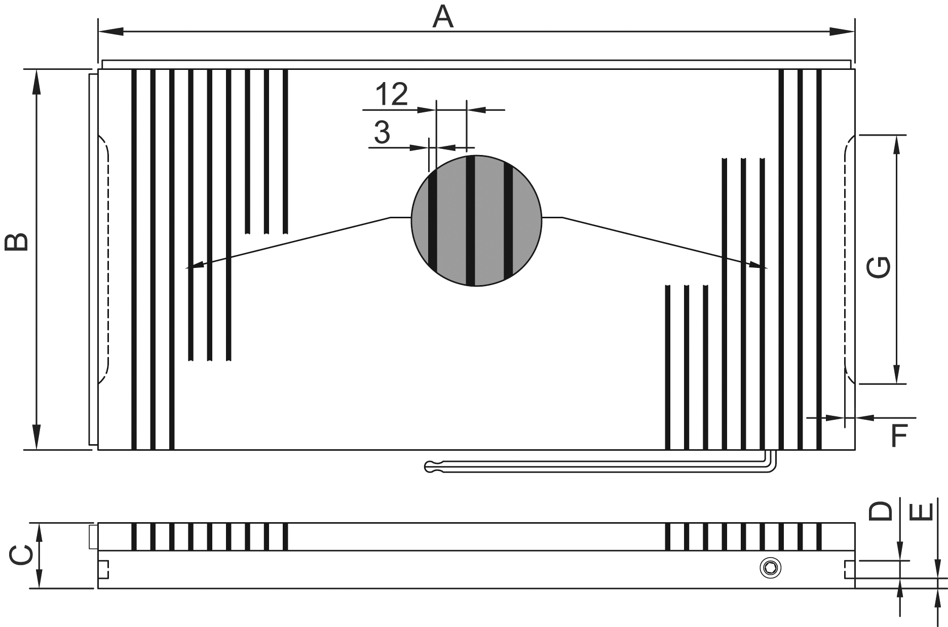 Permanent Magnetspannplatte mit grober Polteilung "PERMAMAX" H52mm für schwere Zerspanung L160mm B100mm