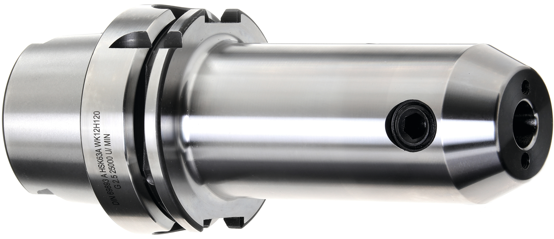 Aufnahme Zylinderschaft HSK63-A CoolTool Weldon mit KK DIN69893 D6mm L65mm