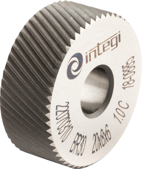 Rändelrad BR-Form 30° HSSE Gr. 0,5mm 10x4x4mm DIN403 für Rändelprofil RBL/RGE30°