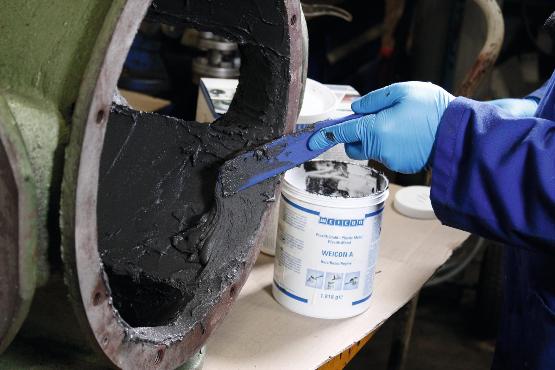 2K Epoxydharz WEICON A stahlgefüllt 0,5kg