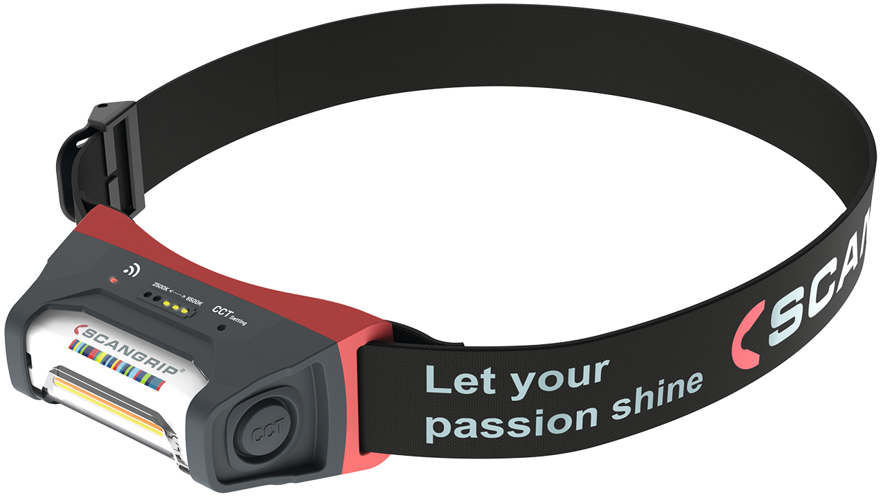 Akku-Kopflampe LED "I-MATCH 4" für die Farbanpassung 250 Lumen IP65