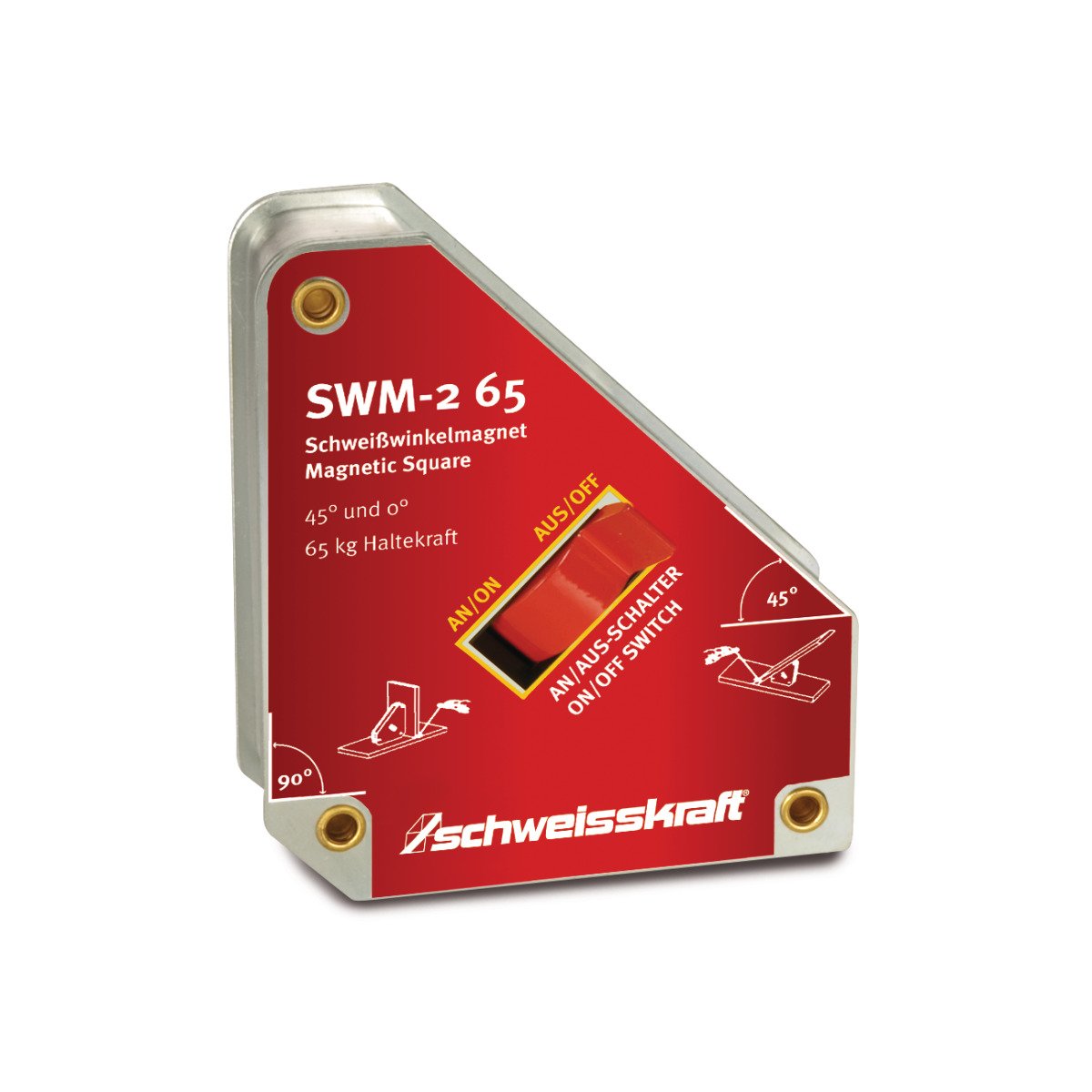 Schaltbarer Schweißwinkelmagnet Schweisskraft SWM-2 65