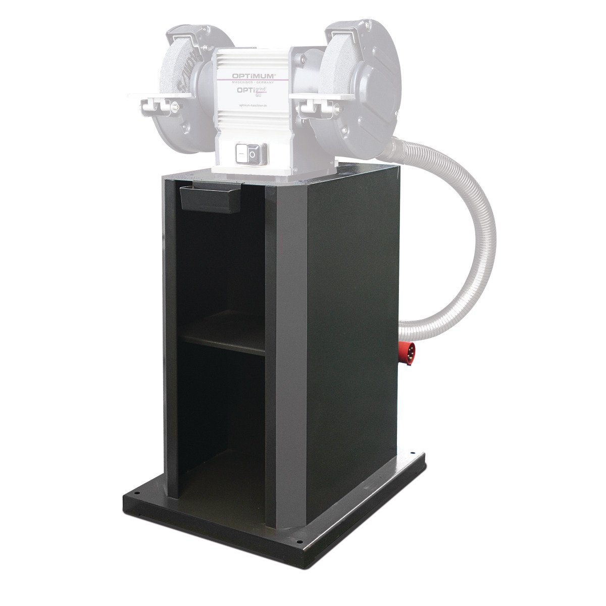 Varioumbau mit Maschinenunterbau Optimum GU 5 mit Zyklonabsaugung